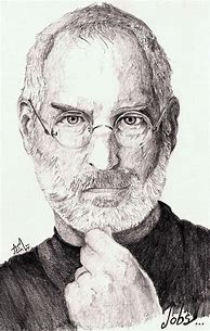 Image result for Steve Jobs Self Portrait Drawing