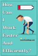 Image result for How to Work Faster