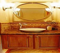 Image result for Bathroom with Large Mirror