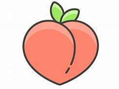 Image result for Peach Emoji Transparent Background