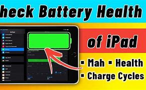Image result for How Can You View Battery Health On iPad