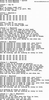 Image result for Crazy in Love Beyonce Chords
