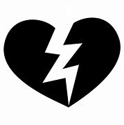 Image result for Broken Heart Emoji No Background