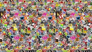 Image result for Sticker Laptop Wallpaper