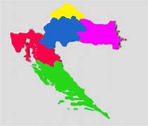 Image result for Karta Hrvatske Regije