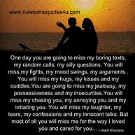 Image result for When You Miss Me Quotes
