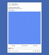 Image result for Fake Facebook Post Template