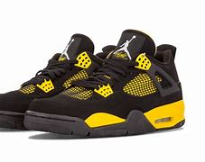 Image result for Yellow and Black Air Jordan 7