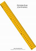Image result for Free Printable Centimeter Ruler