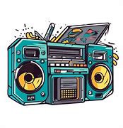 Image result for 90s Cartoon Boombox
