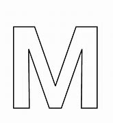 Image result for Free Printable Alphabet Letters M