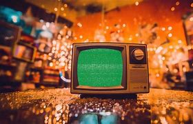 Image result for CRT TV Green screen