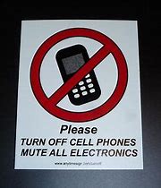 Image result for Mute Cell Phone Sign