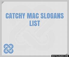 Image result for Mac Slogan