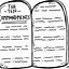 Image result for 10 Commandments PNG