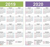 Image result for 2 Year Calendar Printable 2019 2020