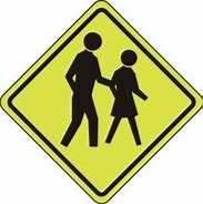 Image result for Pedestrian Crossing Safety Sign