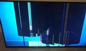 Image result for Cracked TV Internal Screen Q-LED