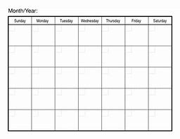 Image result for Printable 30-Day Activity Calendar Template