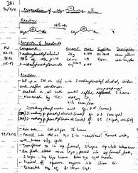 Image result for Chem 101 Lab Notebook Example