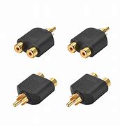 Image result for 2 to 4 RCA Splitter