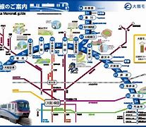 Image result for Osaka Monorail Map