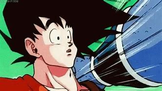 Image result for Goku Punches Android 13 GIF