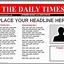 Image result for Front Page Newspaper Template PowerPoint