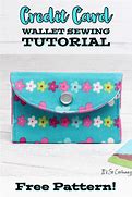 Image result for Credit Card Wallet Sewing Pattern