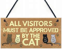 Image result for Funny Cat Signs