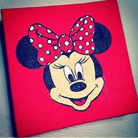 Image result for Minnie Mouse Cartoon Charecter Peinting Ideas