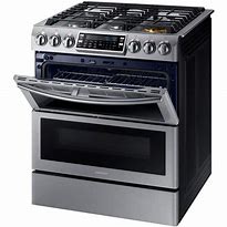 Image result for Slide-In Double Oven Gas Range