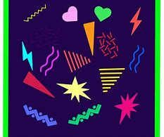 Image result for 80s Neon Clip Art