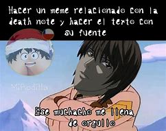 Image result for Death Note Memes Español