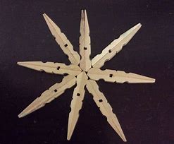 Image result for Clothespin Star Ornament