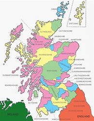 Image result for Old County Map of Scotland