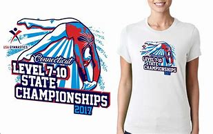 Image result for Gymnastics State Championship T-Shirt Designs