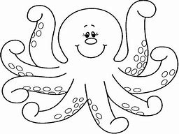 Image result for Octopus Clip Art Black