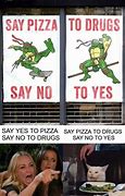 Image result for Ninja Turtle Pizza Meme