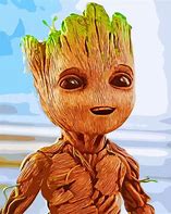 Image result for Baby Groot Illustration
