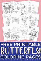 Image result for Cute Flower and Butterfly Coloring Pages