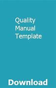 Image result for ISO 9001 Quality Manual Template Free