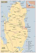 Image result for Qatar Physical Map