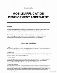 Image result for Mobile App Development Agreement Template