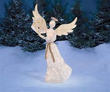 Image result for Christmas Lighted Angel Yard Decorations