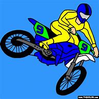 Image result for Dirt Bike Coloring Pages