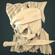 Image result for 3D STL CNC Skulls