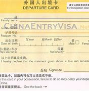 Image result for China Entry Card