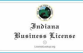 Image result for Indiana Business License