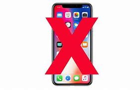Image result for A Phone with a X On It